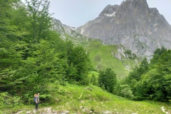 Alessio verso il Rifugio