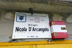 Targa del Rifugio Nicola D'Arcangelo