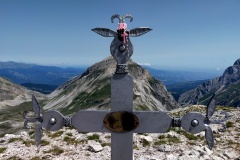 Croce di vetta al Cefalone