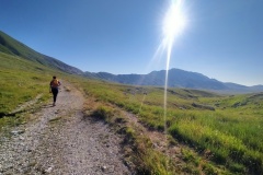 Alessio verso il Vado di Corno