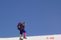 Nonno Sergio in salita verso il Rifugio Zilioli